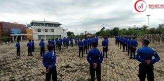 RAS gelar Apel Kedisiplinan Anggota Sat Pol PP Dan Damkar Way Kanan