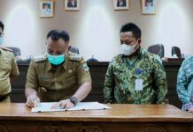 Pemkab Lamsel Sepakat Kerja Sama (MOU) Dengan Bank Lampung Tentang Pengelolaan Keuangan Daerah