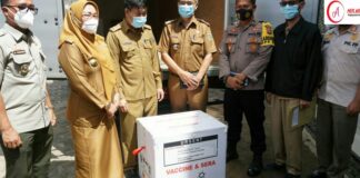 Sebanyak 2.587 Vaksin C-19 Jenis Sinovac Tiba Di Dinkes Lamsel