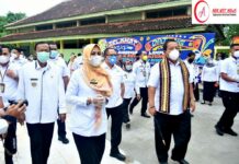 Gubernur Lampung Dampingi Walkot Metro Lakukan Tinjauan COE Di 2 SMKN Metro