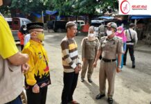 Pemkot Metro Sosialisasikan Pencegahan C-19 Dipasar Kopindo