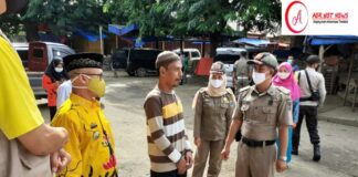 Pemkot Metro Sosialisasikan Pencegahan C-19 Dipasar Kopindo