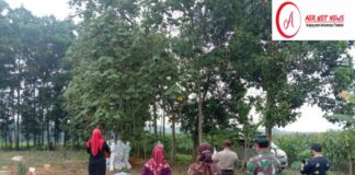 TNI Polri Kawal Pemakaman Warga Adi Rejo Positif Covid-19