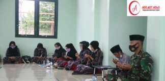 Persit Kodim 0429/Lamtim Gelar Pengajian Dan Santunan Anak Yatim Piatu