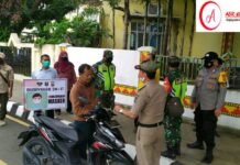 Pemkot Metro Laksanakan Giat OPS Yustisi Penegakan Perwali No.39 2020