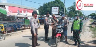 Serma Suroso Himbau Warga Raman Utara Patuhi Protkes Cegah Penyebaran Covid-19