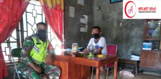 Babinsa Koramil 427-04/Bahuga Laksanakan Komsos Warga Binaan Guna Perkuat Silaturahmi