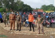 POL PP Bersama TNI dan Polri Melakukan Ops. Yustisi di Pasar Negeri Baru