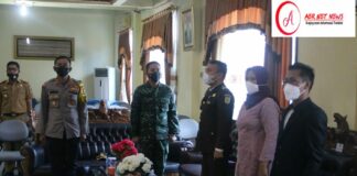 Dandim 0429/Lamtim Hadiri Rapat Paripurna DPRD Pengumuman Penetapan Pasangan Cabup Dan Cawabup Lamtim