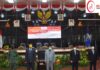 Ketua DPRD Pimpin Rapat Paripurna Pengumuman Hasil Calon Walkot Dan Wakil Walkot Metro Periode 2021-2024
