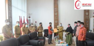 Bupati Tulang Bawang Menerima Audiensi KPU Dan UMPTB