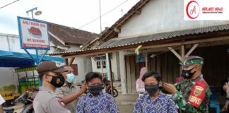 Personil Gabungan Himbau Masyarakat Taati Prokes, Guna Cegah Penyebaran Covid-19
