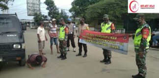 Kodim 0429/Lamtim Serentak Laksanakan Ops PPKM Mulai Hari Ini Khususnya Di Lamtim