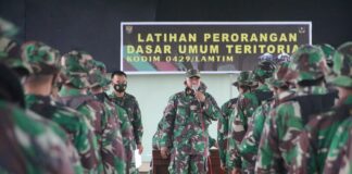 Kodim 0429/Lamtim Gelar Latorsar Teritorial Dan Intel