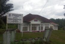 Terbengkalai,?Dua Gedung Kantor UPTD Puskeswan dan UPTD Penyuluhan Pertanian Ditumbuhi Rumput Liar