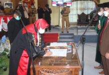 Wakil Ketua DPRD Lamtim PAW Resmi di Lantik