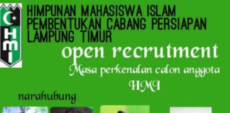 HMI Lampung Timur ajak mahasiswa Bergabung
