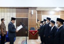 Bupati Lampung Tengah Kukuhkan Komisioner Baznas Kabupaten Lampung Tengah