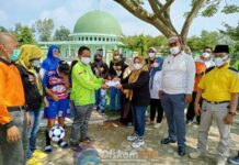 Bunda Mardiana Musa Ahmad Resmikan PERWOSI Lampung Tengah