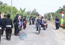 Awali Hari Kedua “Bunga Kampung” Musa-Ardito Gowes Bareng Warga