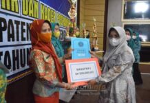 Ketua TPPKK Lampung Tengah Buka Acara Lomba Kader PKK Kecamatan