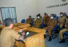 ACARA SERTIJAB DI LINGKUNGAN DINAS KOMUNIKASI DAN INFORMATIKA KABUPATEN LAMPUNG TENGAH