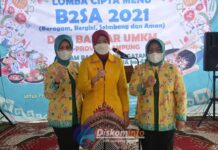 KETUA TP PKK KABUPATEN LAMPUNG TENGAH HADIRI ACARA LOMBA CIPTA MENU B2SA (BERAGAM,BERGIZI, SEIMBANG, DAN AMAN) & BAZAR UMKM PANGAN LOKAL SE-PROVINSI LAMPUNG