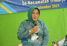 KETUA TP PKK KABUPATEN LAMPUNG TENGAH HADIRI ACARA PEMBINAAN ADMINISTRASI PKK KECAMATEN & KAMPUNG