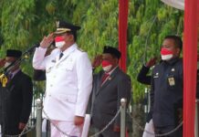 PEMKAB LAMTENG GELAR UPACARA PERINGATAN HARI SAKSI PANCASILA