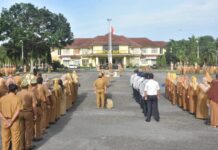 Pimpin Apel Mingguan, Bupati Lamtim Ingatkan Kedisiplinan ASN