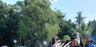 Sekda Alami Kecelakaan di Lintas Timur, Bersama Istrinya