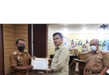 Bupati Lamteng Serahkan Bantuan Rehabilitasi dan Rekontruksi 7 Jembatan