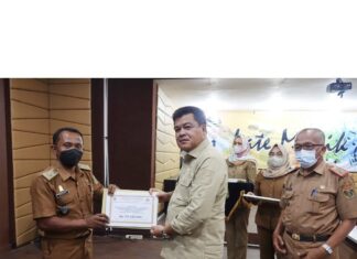 Bupati Lamteng Serahkan Bantuan Rehabilitasi dan Rekontruksi 7 Jembatan