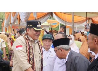 Bupati Musa Gelar Bunga Kampung Di Padang Ratu