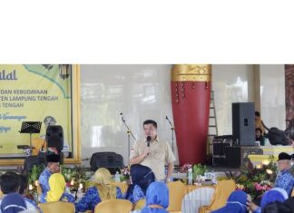 Bupati Lamteng Halal Bihalal Bersama Kepala SD Se-Lamteng