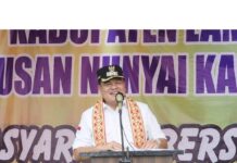 Bupati Lamteng Launcing Kampung Bersih Narkoba Bersama BNN Provinsi Lampung