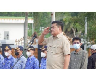 Bupati Lamteng Gelar Apel Pencegahan PMK Pada Hewan