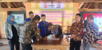 PWI Lamtim MOU Dengan Bawaslu Lamtim