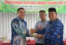 Azwar Hadi Disaksikan KAHMI Lampung Timur Resmikan Sekretariat HMI Cabang Persiapan Kabupaten Setempat
