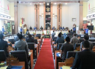 Wakil Bupati Hadiri Rapat Paripurna DPRD Lampung Timur