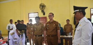 Bupati Lampung Timur Lantik Kades PAW Desa Labuhan Ratu