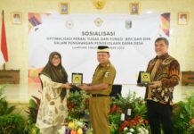 Bupati Lampung Timur Hadiri Acara Sosialisasi Optimalisasi Peran Tugas Fungsi BPK dan DPR  Dalam Pengawasan Pengelolaan Dana Desa