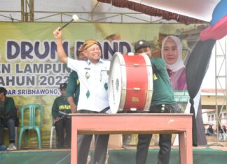 M. Dalam Rahardjo Buka Lomba Drum Band Se-Kabupaten Lampung Timur