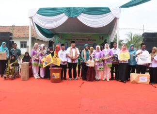 Wakil Bupati Lampung Timur Hadiri Kunjungan Kerja Ketua TP PKK provinsi Lampung di Pekalongan