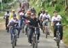Wabup Lamtim Hadiri Gowes Sepeda Sehat di Batanghari