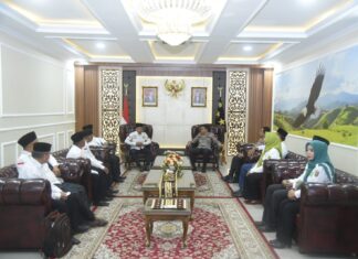 Pengurus DPW KESTI TTKKDH Bersilaturahmi Dengan Kapolda Lampung