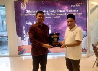 Tak Ingin Berkedip di Ruang Gelap, Bank Mandiri dan PWI Lampung Bersinergi