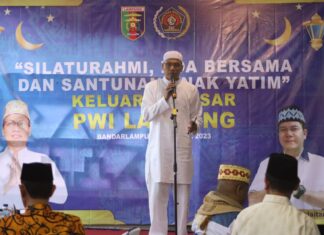 PWI Lampung Doakan Pengurus Senior Yang Sudah Berpulang Lebih dulu