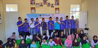 PWI Lampung Timur Santuni Yatim Piatu dan Kaum Dhuafa