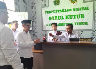 KAKANWIL KEMENAG Provinsi Lampung Resmikan Perpustakaan Digital Pertama di Lam-Tim